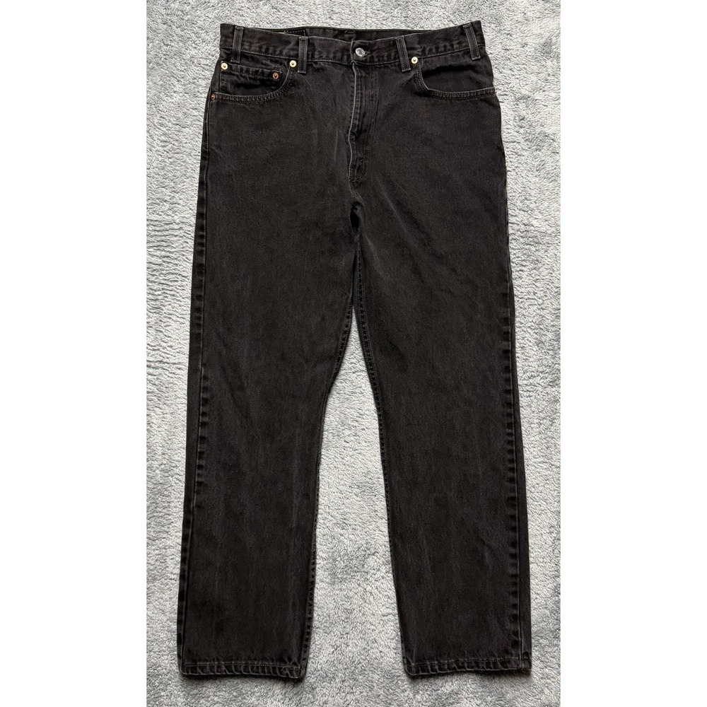 Vintage Levis 505 Jeans Mens 32*x29* Black Regular Fit Straight Leg USA 90s Y2K